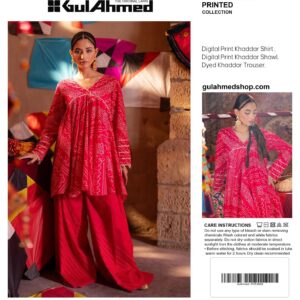 🌺 Gul Ahmed 3 Piece Unstitched Printed Khaddar Collection ✨