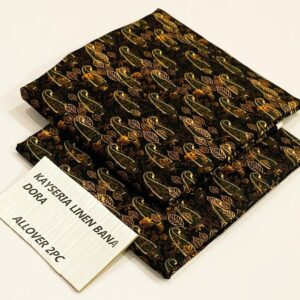 Kayseria Digital Print BANA DORA 2 Piece Linen Suit – Winter Collection 2025