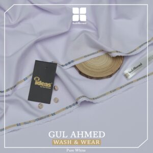 "GulAhmed Men’s Luxury Summer Collection 2025 – Premium Wash & Wear fabric in 23 colors with original-style inlay card, stamp, bag, tag, and fancy buttons."