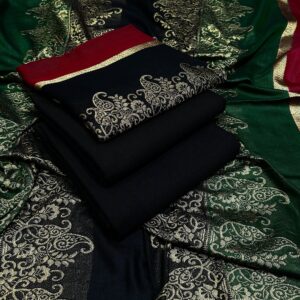 Dhanak Marina 3PC Collection with Jacquard Fancy Shawl – Premium Winter Wear