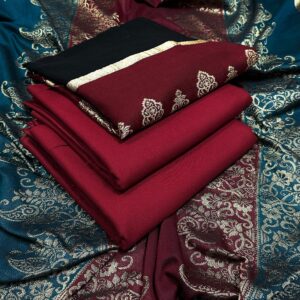Dhanak Marina 3PC Collection with Jacquard Fancy Shawl – Premium Winter Wear