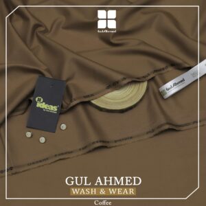 "GulAhmed Men’s Luxury Summer Collection 2025 – Premium Wash & Wear fabric in 23 colors with original-style inlay card, stamp, bag, tag, and fancy buttons."